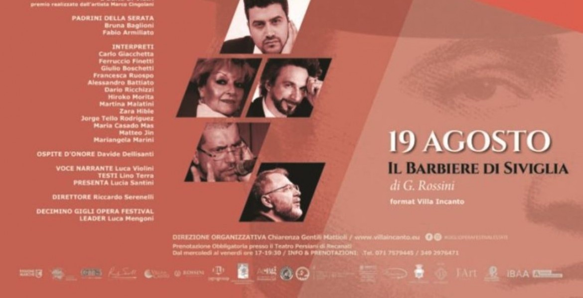 Il Barbiere di Siviglia - Gigli Opera Festival - 19 agosto ore 21,30